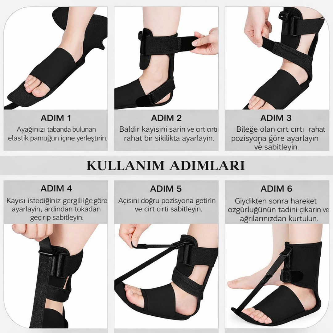 Senvoza® Gece Ateli – Topuk ve Aşil Ağrısı Giderici