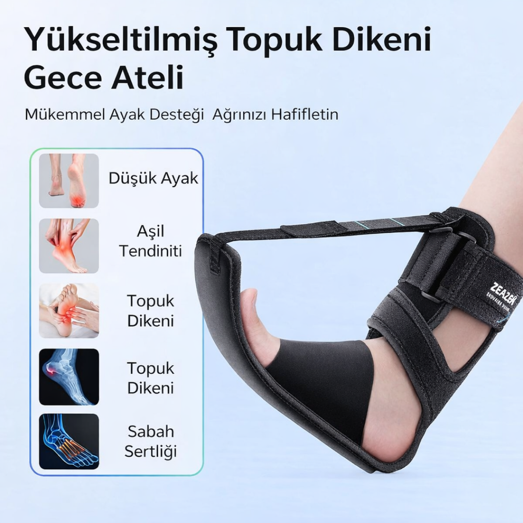 Senvoza® Gece Ateli – Topuk ve Aşil Ağrısı Giderici